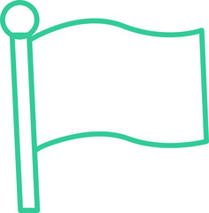green flag Transparent 