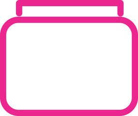 pink frame for any text with a plus sign