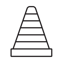 CONE STREET design vector icon design vector line icon svg