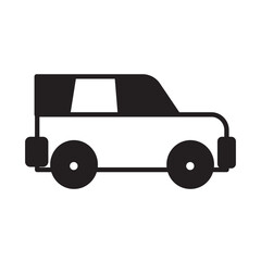 Solid Line SUV design vector icon design vector line icon svg