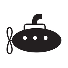 Solid Line SUB MARINE design vector icon design vector line icon svg