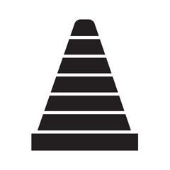 Solid CONE STREET design vector icon design vector line icon svg
