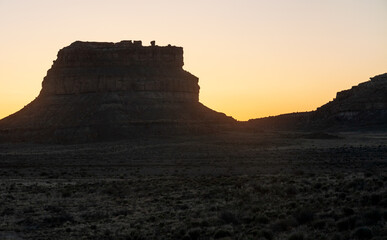 Fototapeta na wymiar The Fajada Butte Chaco Culture National Historical Park
