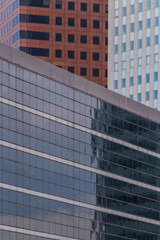Obraz premium windows of modern skyscrapers in Paris