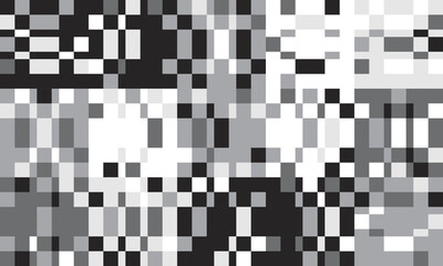 Abstract geometric vector pattern design with simple shapes