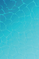 Blue water background, swimming pool water, vector