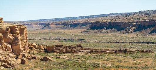 The Kin Kletco Ruins at Chaco Culture National Historical Park