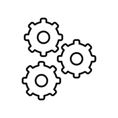 Workflow icon vector stock illustration.