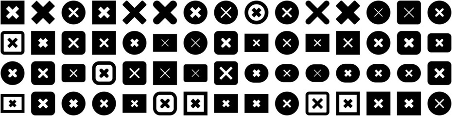 Set Of Close Icons Isolated Silhouette Solid Icon With Beautiful, Background, Closeup, Design, Female, Close, White Infographic Simple Vector Illustration Logo