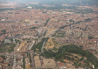 Obraz premium Aerial view of Turin