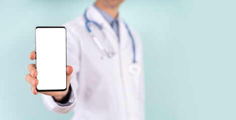 online doctor. app health phone mock up. get an online consultation from doctor by mobile phone....