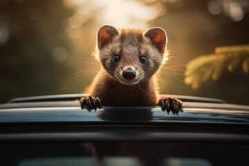 Marten Adventurous Climb Car Hood