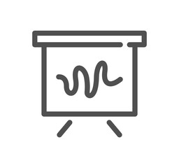 Biometric related icon outline and linear symbol.