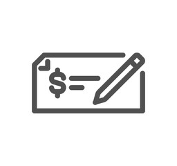 Payment method related icon outline and linear symbol.