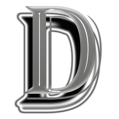 3d letter D
