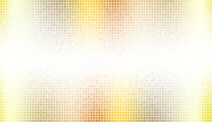Abstract gold bottom mosaic with white copy space.