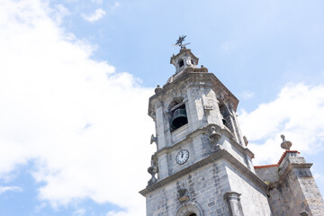 Church of San Bartolome in the town of Ibarra province of Gipuzkoa next to Tolosa, Basque Country