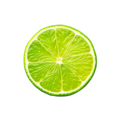 Slice lime and lemon created with Generative AI