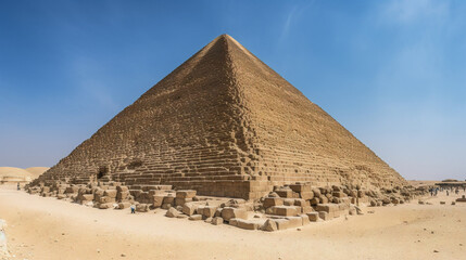 Fototapeta na wymiar Great Pyramid of Giza Generative AI