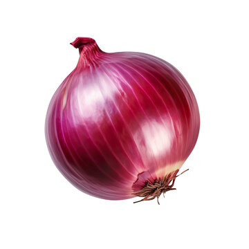 red onion isolated created with Generative AI