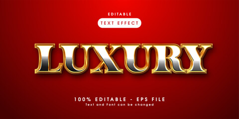 luxury editable text effect style