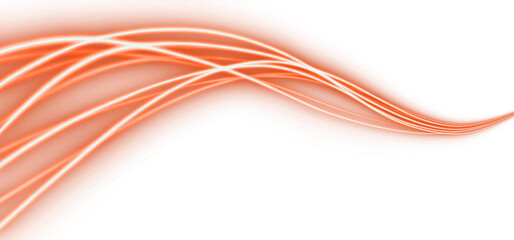 orange Neon Energy Speed effect