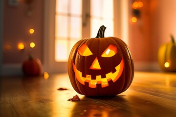 halloween pumpkin made with generative ai