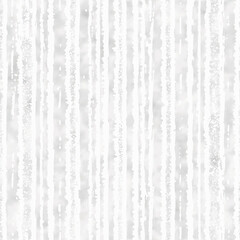 Gray and White Stained Watercolor Stripes Pattern