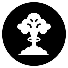 explosion glyph icon