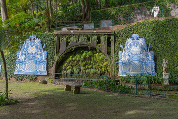 Im Tropischen Garten Monte Palace in Funchal, Madeira