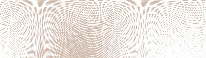 Dotted halftone waves. Abstract liquid shapes, wave effect dotted gradient texture waves isolated vector symbols  Halftone graphic dots waves. Wave dotted halftone, creative shape abstract