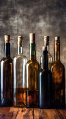 Obraz premium bottle of wine, ai generative