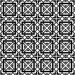 Seamless models. Modern stylish texture. Monochrome, simple. Vector.