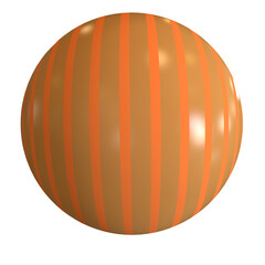 PSD geometric 3d Sphere shape rendering for design