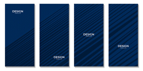 set of brochures. abstract modern background  with lines. modern background for business.