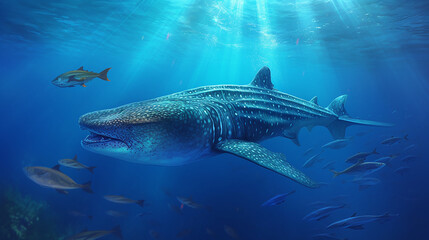 Fototapeta premium whale shark, Generative Ai
