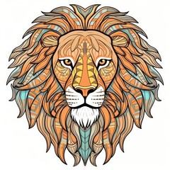 A lion was generated, majestic and powerful. (Generative AI)