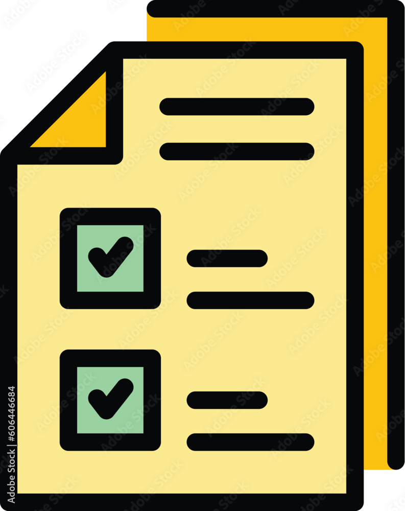 Poster bank reserves document icon. outline bank reserves document vector icon for web design isolated on w