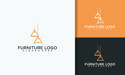 furniture logo creative logo design. creative modern vector design. furniture logo.