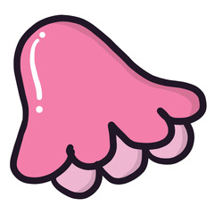 Bud Pink flowers of lily of the valley