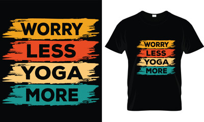 Obraz premium Yoga t-shirt design graphic vector.