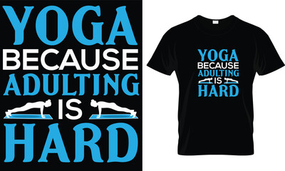 Fototapeta premium Yoga t-shirt design graphic vector.