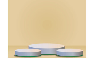 3d podium for product