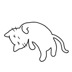 illustration of a cat