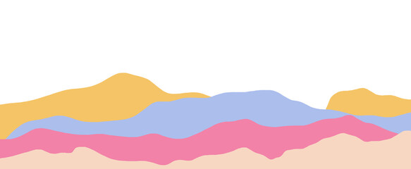 Aesthetic Wave Border.