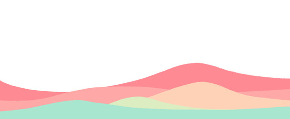 Aesthetic Wave Border.