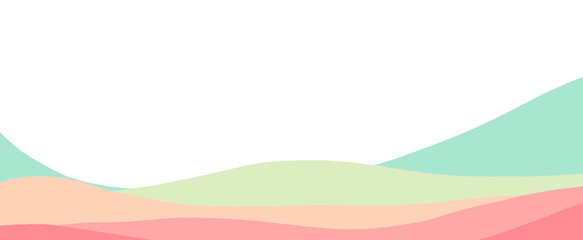 Aesthetic Wave Border.