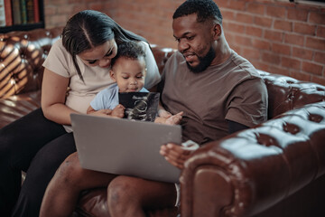 Family members see ultrasound images showing gender, health, development baby in mother's womb and are filled with joy, cheer and excitement. Devotion, effort, patience will be needed in the future.