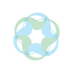 Vortex logo symbol icon illustration