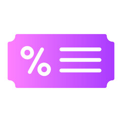 coupon gradient icon